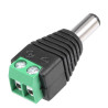 Conector DC Jack Macho com Bornes de Parafuso