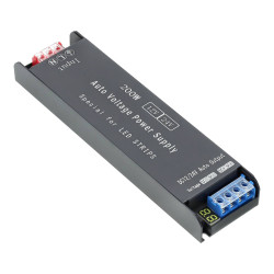 Transformador LED 200W com Ajuste Automático 12V/24V
