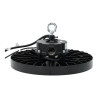 Luminária LED UFO 200lm/W multipotência, 3CCT, óptica ajustável