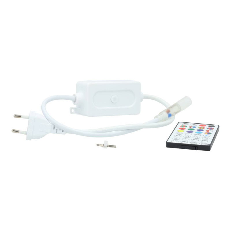 220V RGB IC LED Strip Controller with RF Remote and Bluetooth