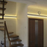 Perfil de alumínio com iluminação lateral dupla 1m