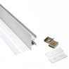 Aluminium profile for led strip double side lighting