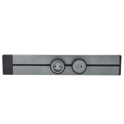 Ficha USB A+C para carril 3.1A