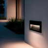 IP65 Outdoor step light - black color