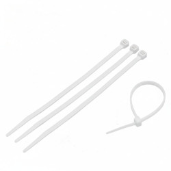 Saco com 100 abraçadeiras de 3,6 x 200 mm