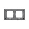 chasis Cadre en Aluminium Brossé 2 Mécanismes Série Crystal gris