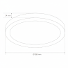 Plafonnier LED 24W Rond Ø285mm