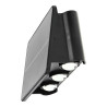 Bidirectional Solar LED Wall Light 6 LEDs 3CCT IP65