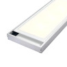 Marco aluminio blanco para panel 30x120