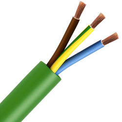 Mangueira eléctrica sem halogéneo 3x2,5mm² RZ1-K (AS) 0,6/1 kV 50m
