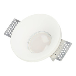 Ø100mm plasterboard recessed downlight ring for GU10 bulbs