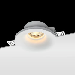 Encastreable en plâtre Ø 100 mm pour ampoule GU10