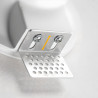 Anel de downlight para integração em gesso, Ø 130 mm, para lâmpada GU10