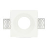100x100mm plasterboard recessed downlight ring for GU10 bulbs