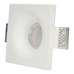 Encastreable en plâtre 120x120mm pour ampoule GU10