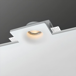 Encastreable en plâtre 120x120mm pour ampoule GU10