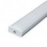 Perfil rectangular aluminio tira led 2 m