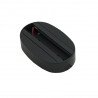 Base carril superficie pequeña color negro