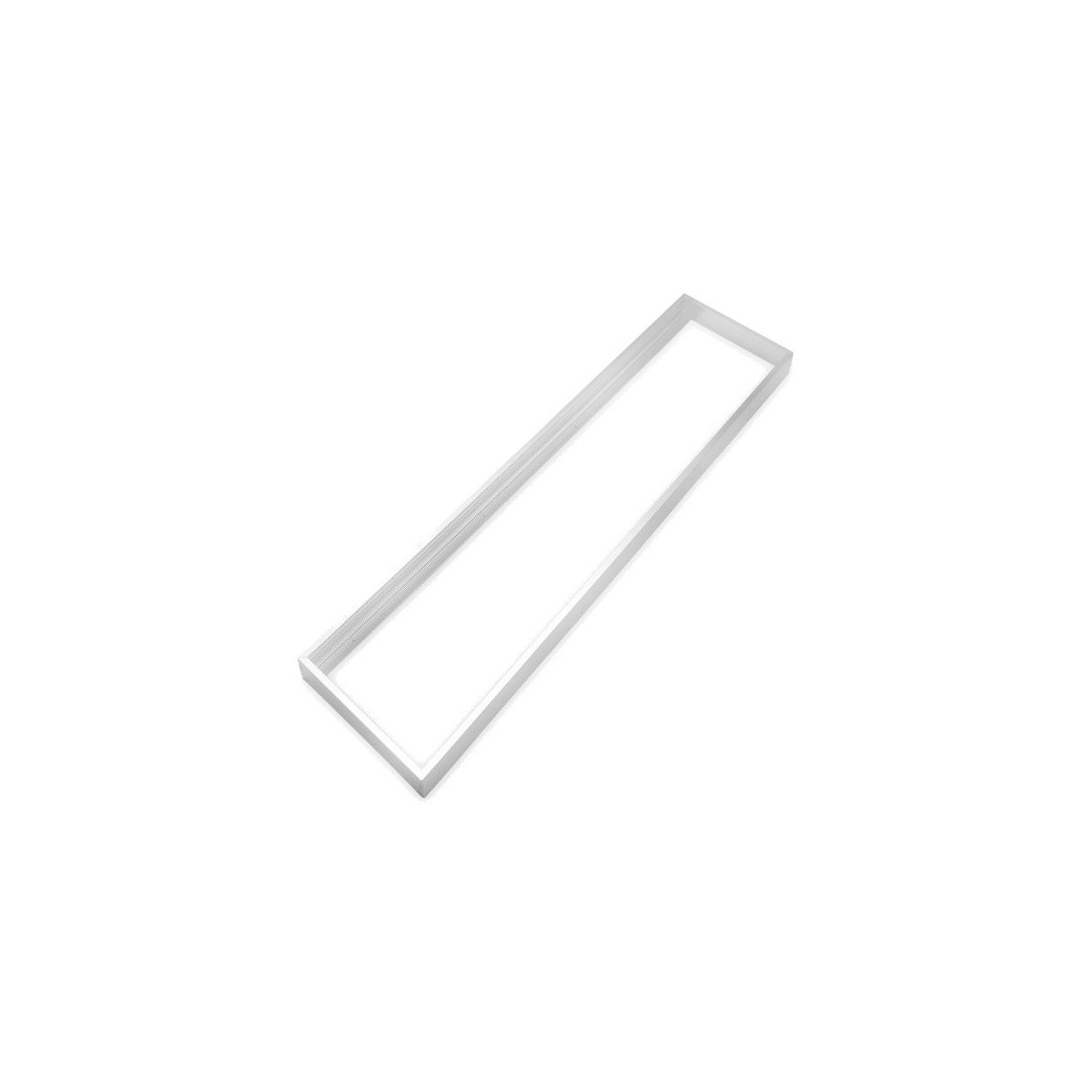 Marco aluminio blanco para panel 30x120