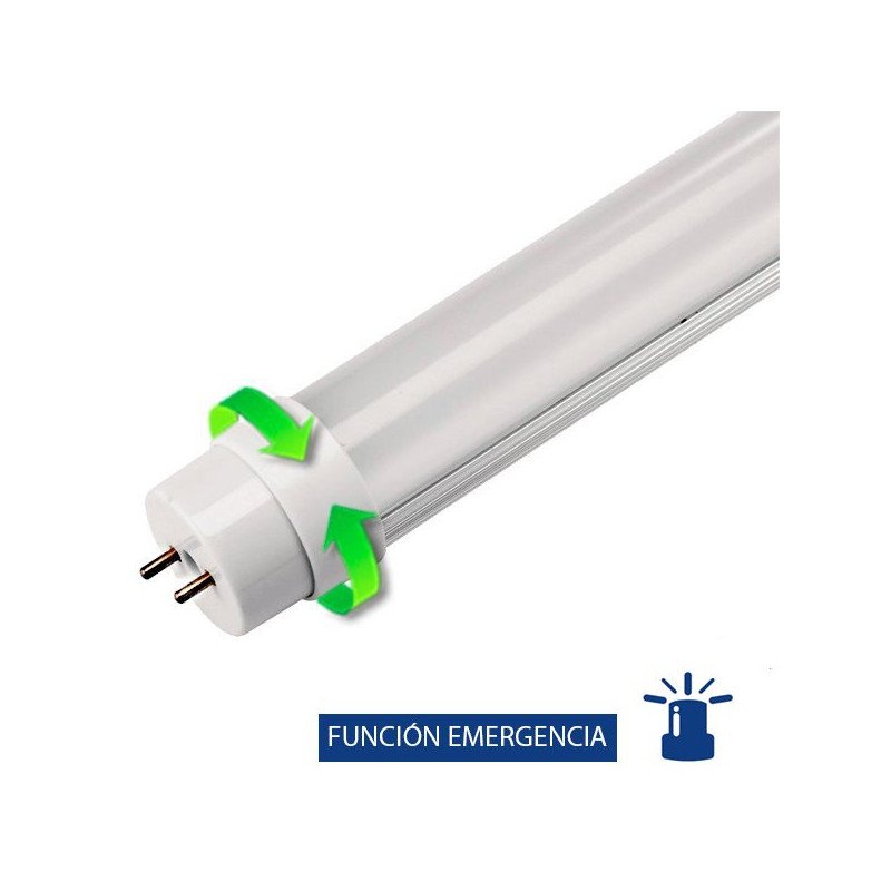 Tubo 18W aluminio función emergencia