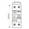 Interruptor diferencial 2P 6kA
