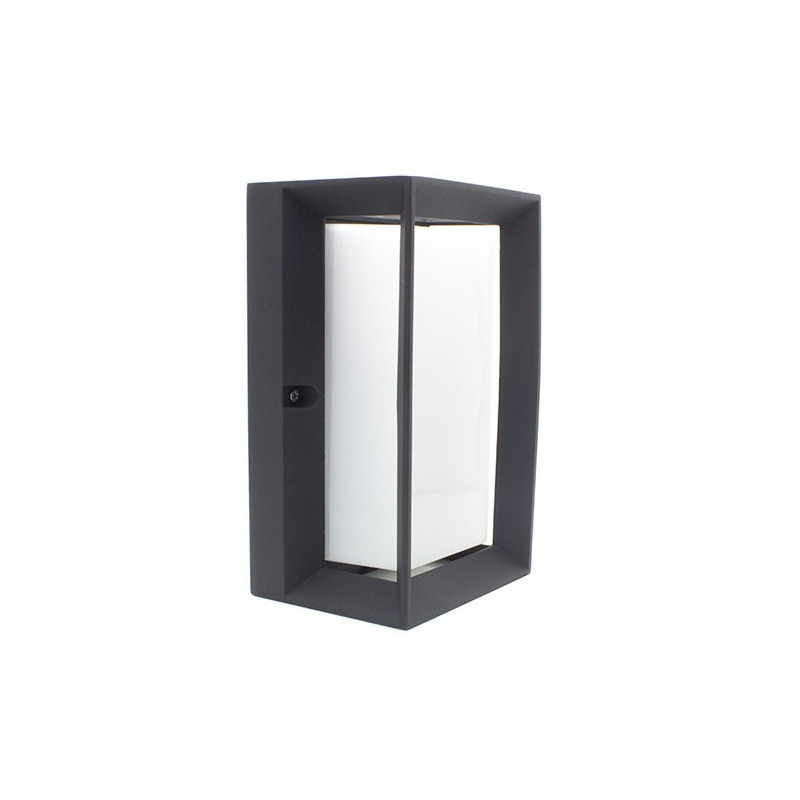 Luz de parede preto IP54 E27