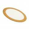 Led Downlight 12W cor madeira