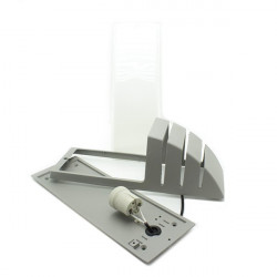 Applique extérieure CURVE E27 IP54 gris