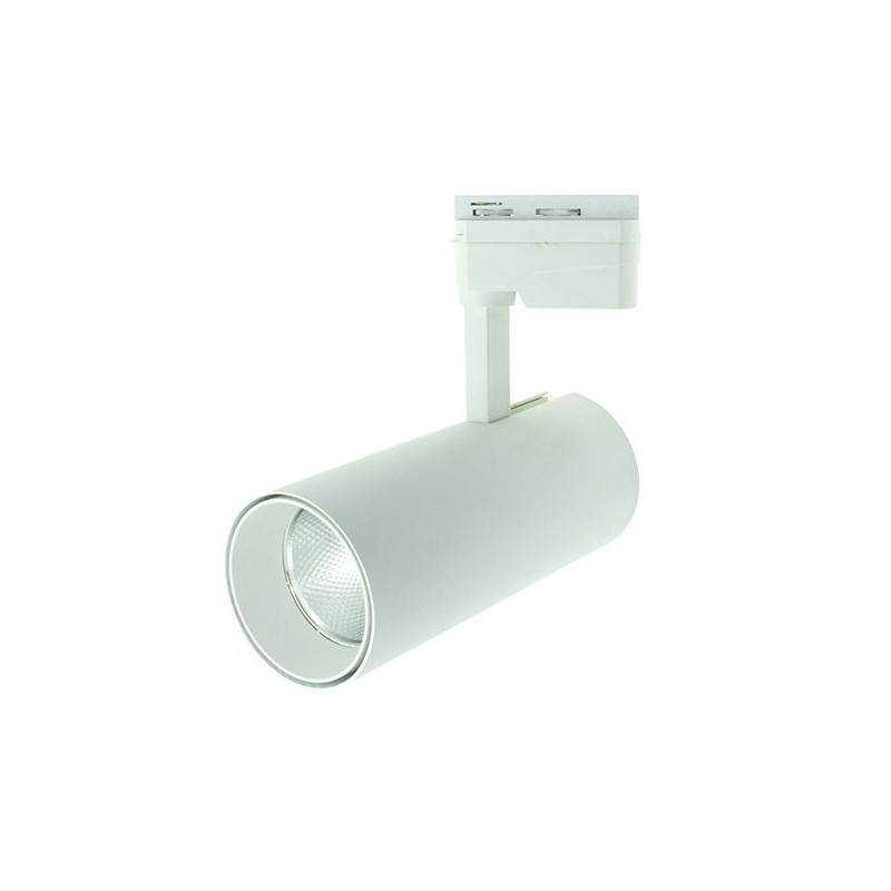 Foco LED branco ajustável 30W para rail 