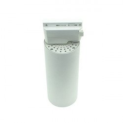 Foco LED branco ajustável 30W para rail