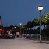 10W solar street light for villa-square