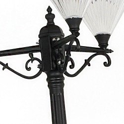 Farola solar triple 260CM IP65