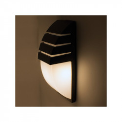 Applique d'extérieur CURVE E27 IP54 noir