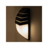 Luz de parede CURVE IP54 E27 preto