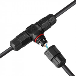 Conector T estanque 3x2,5mm² IP68