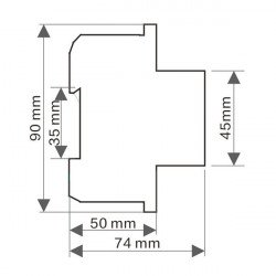 Interruptor diferencial 2P 300mA 6kA