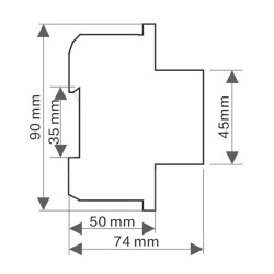 Interrupteur différentiel 4P 300mA 6kA