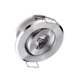 3W downligth 12V/24V silver color