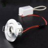 Downlight led mini 3W 12/24V color plata