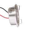 3W downligth 12V/24V silver color