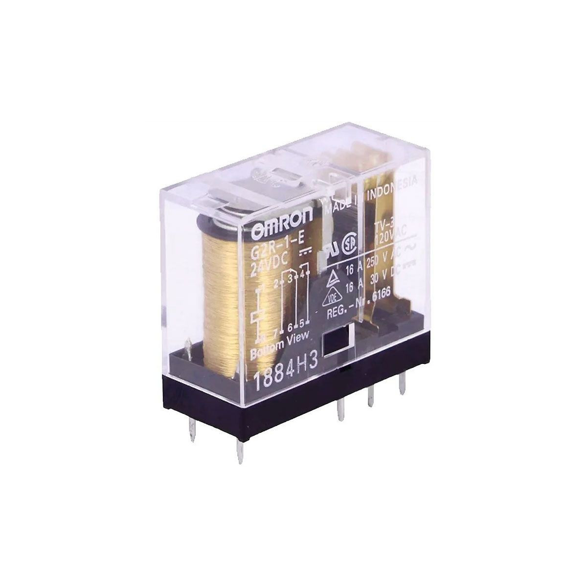 OMRON Relé de Propósito Geral 24VDC 16A