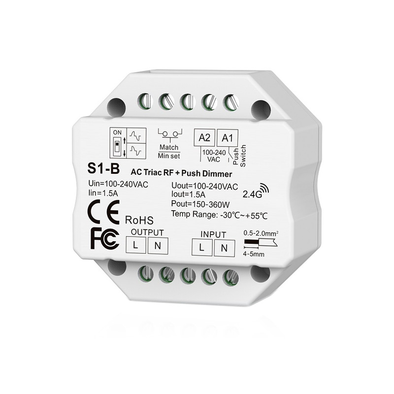 LED Dimmer 220V PUSH+RF