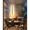 Aplique lineal LED 18W negro 60cm