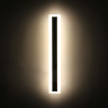 Aplique lineal LED 18W negro 60cm
