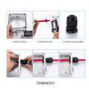 Prensacables M8x1.25