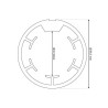60mm adapter for lamp holder