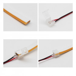 Neon flex connection cable single colour 12V 6mm
