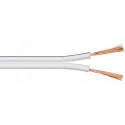Cable paralelo blanco 2x0,5mm