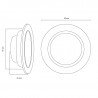 7W round downlight PC series
