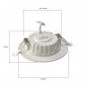 Downlight Led 7W blanc gran angulaire